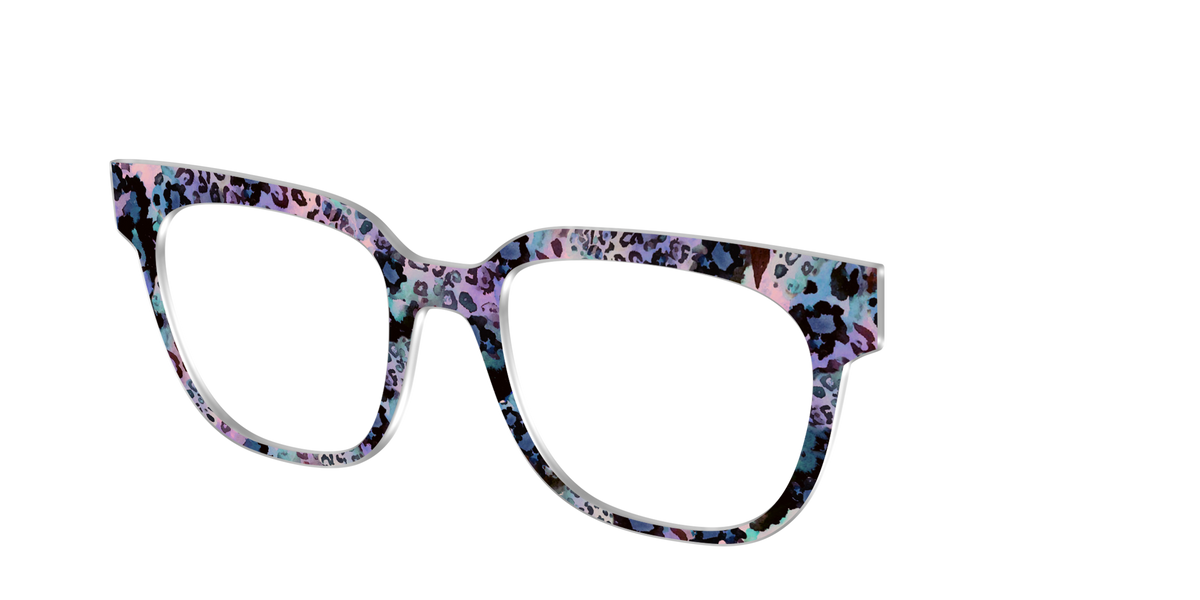 The Alluring Animal Print Mix - Angle Top Image - Pair Eyewear