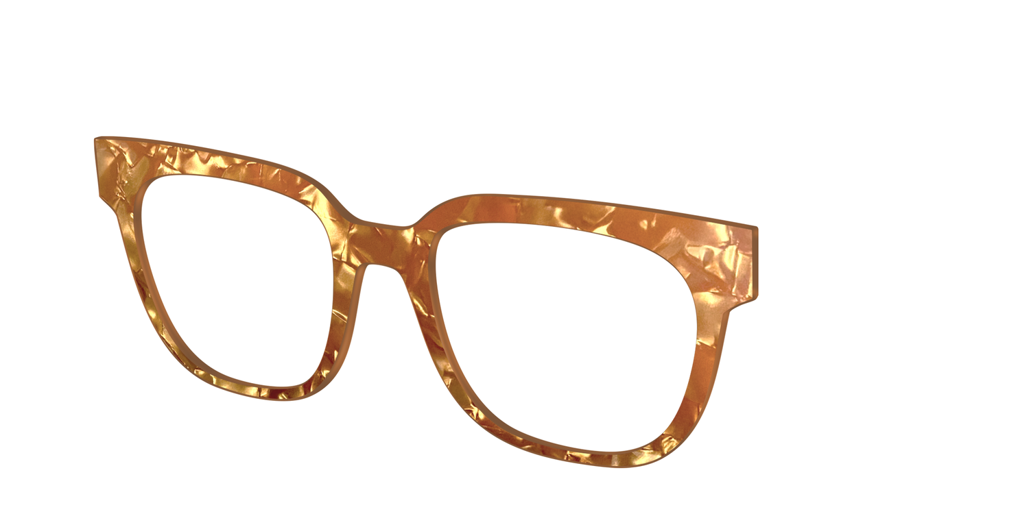 The Amber Pearl Marble - Angle Top Image - Pair Eyewear