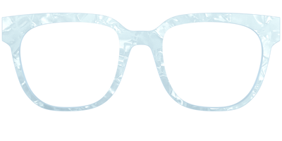 The Aquamarine Pearl Marble - Front Top Thumbnail - Pair Eyewear