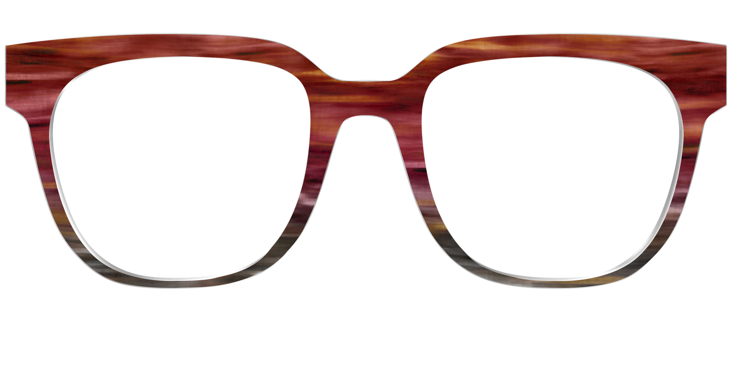 The Auburn Gradient Horn - Front Top Image - Pair Eyewear