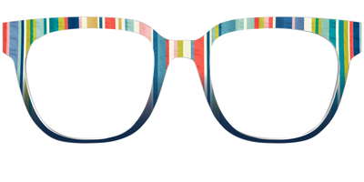 The Beach Bum Stripes - Front Top Thumbnail - Pair Eyewear
