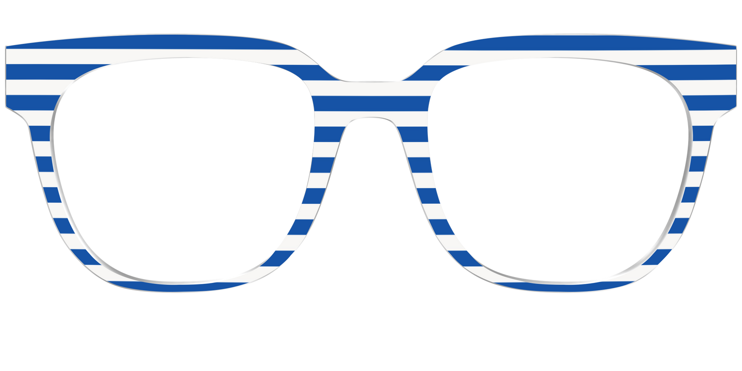 The Beach Umbrella Stripes - Front Top Image - Pair Eyewear