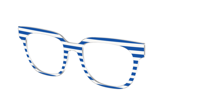 The Beach Umbrella Stripes - Angle Top Thumbnail - Pair Eyewear