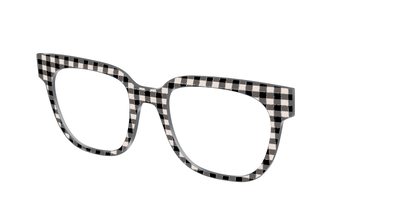 The Black Buffalo Check with Glitter - Angle Top Thumbnail - Pair Eyewear