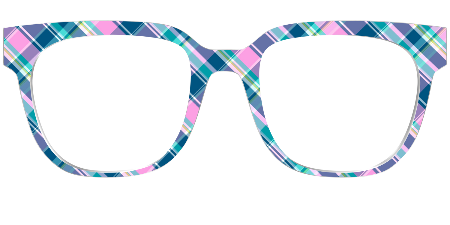 The Breezy Plaid - Front Top Image - Pair Eyewear