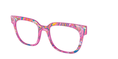 The Bubble Gum Pearl Marble - Angle Top Thumbnail - Pair Eyewear