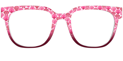 The Cerise Shell Scallop - Front Top Thumbnail - Pair Eyewear