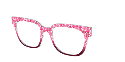 The Cerise Shell Scallop - Angle Top Thumbnail - Pair Eyewear