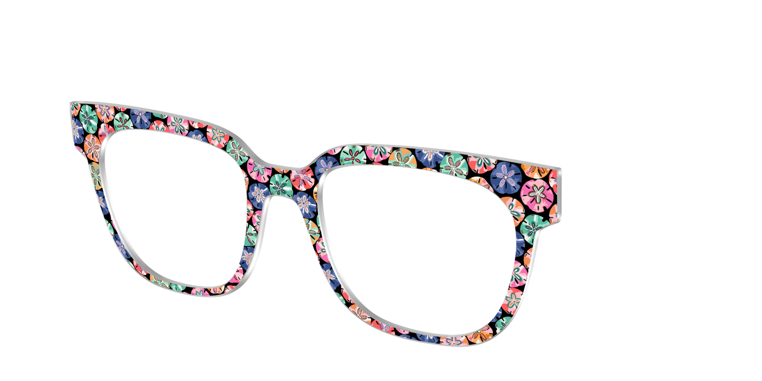 The Chic Sand Dollars - Angle Top Image - Pair Eyewear