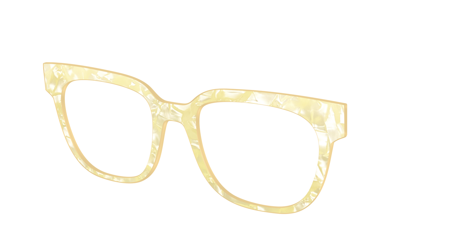 The Citrine Pearl Marble - Angle Top Image - Pair Eyewear