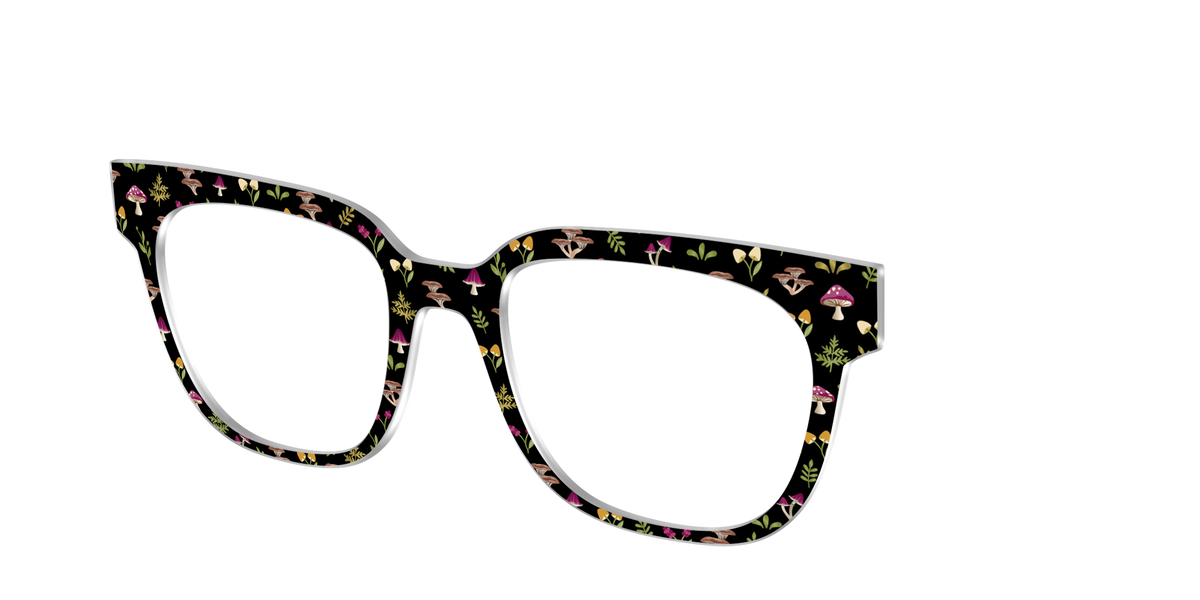 The Dainty Mushroom Floral - Angle Top Image - Pair Eyewear