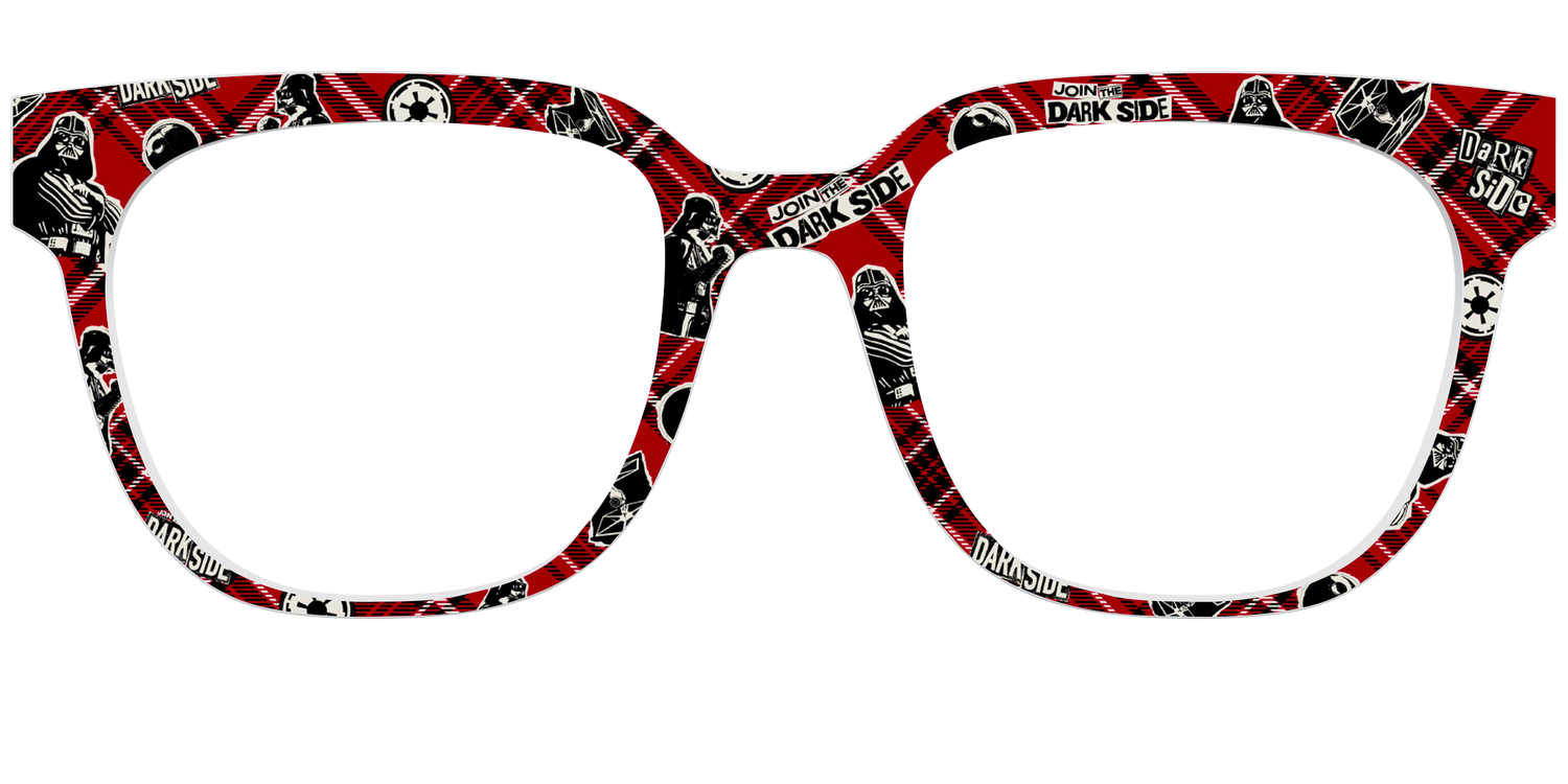 Dark Side Plaid - Front Top Image - Pair Eyewear
