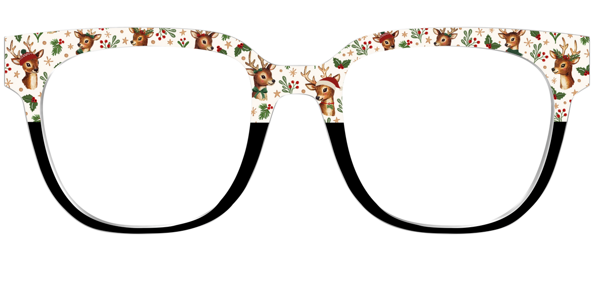 The Dashing Reindeer - Front Top Image - Pair Eyewear