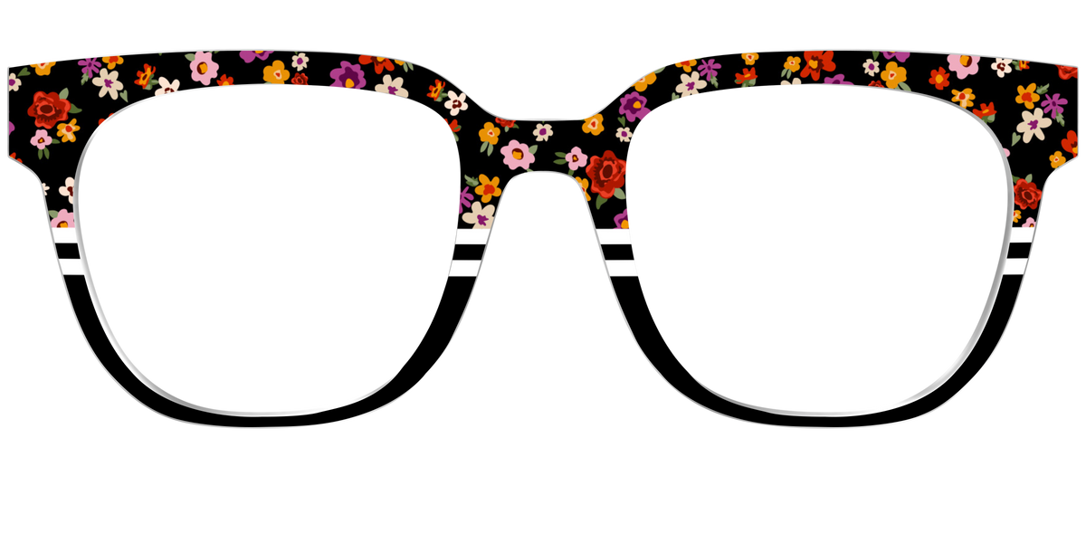 The Ditsy Stripe Split - Front Top Image - Pair Eyewear
