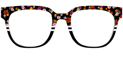 The Ditsy Stripe Split - Front Top Thumbnail - Pair Eyewear