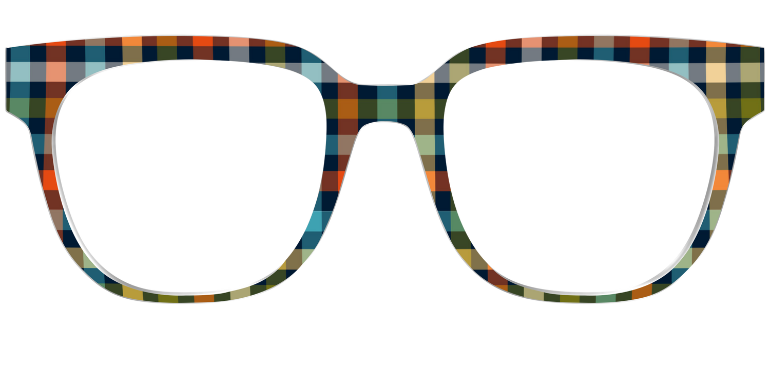 The Dockside Gingham - Front Top Image - Pair Eyewear