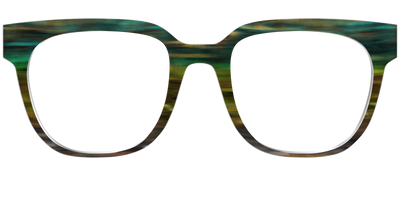 The Emerald Gradient Horn - Front Top Thumbnail - Pair Eyewear