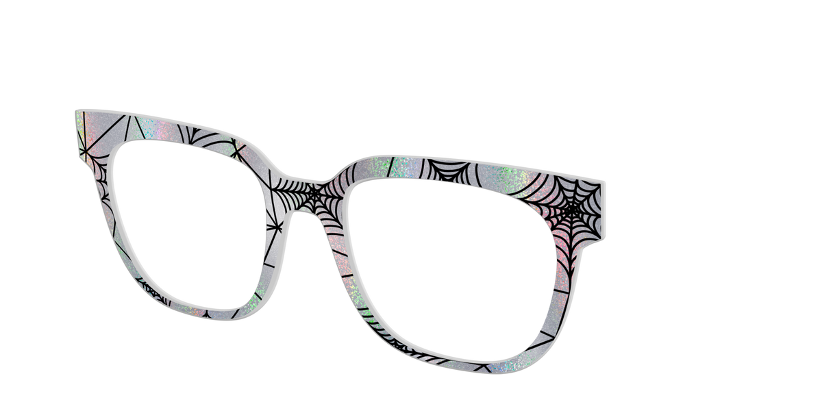 The Ethereal Iridescent Webs - Angle Top Image - Pair Eyewear