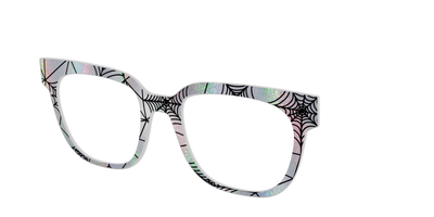 The Ethereal Iridescent Webs - Angle Top Thumbnail - Pair Eyewear