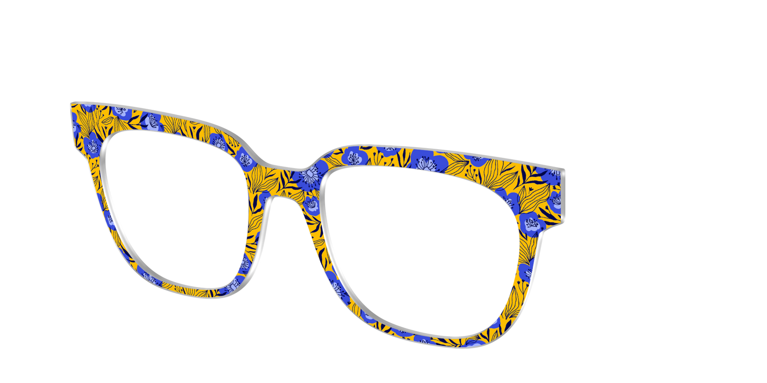 The Fab Floral - Angle Top Image - Pair Eyewear
