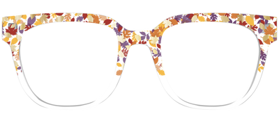 The Fallen Leaves Confetti Crystal - Front Top Thumbnail - Pair Eyewear
