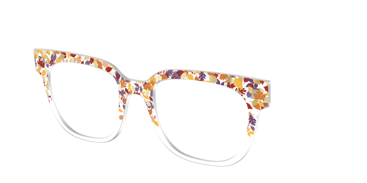 The Fallen Leaves Confetti Crystal - Angle Top Image - Pair Eyewear