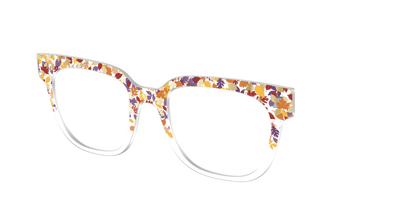 The Fallen Leaves Confetti Crystal - Angle Top Thumbnail - Pair Eyewear