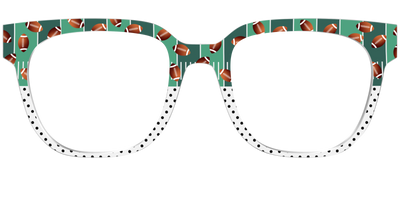 The Fifty Yard Line Polka Dot Split - Front Top Thumbnail - Pair Eyewear