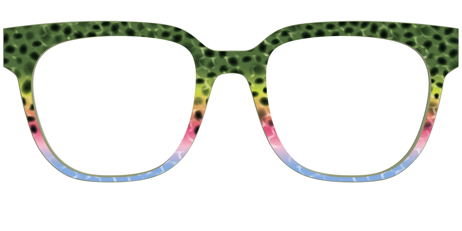 The Freshwater Trout Scales - Front Top Image - Pair Eyewear