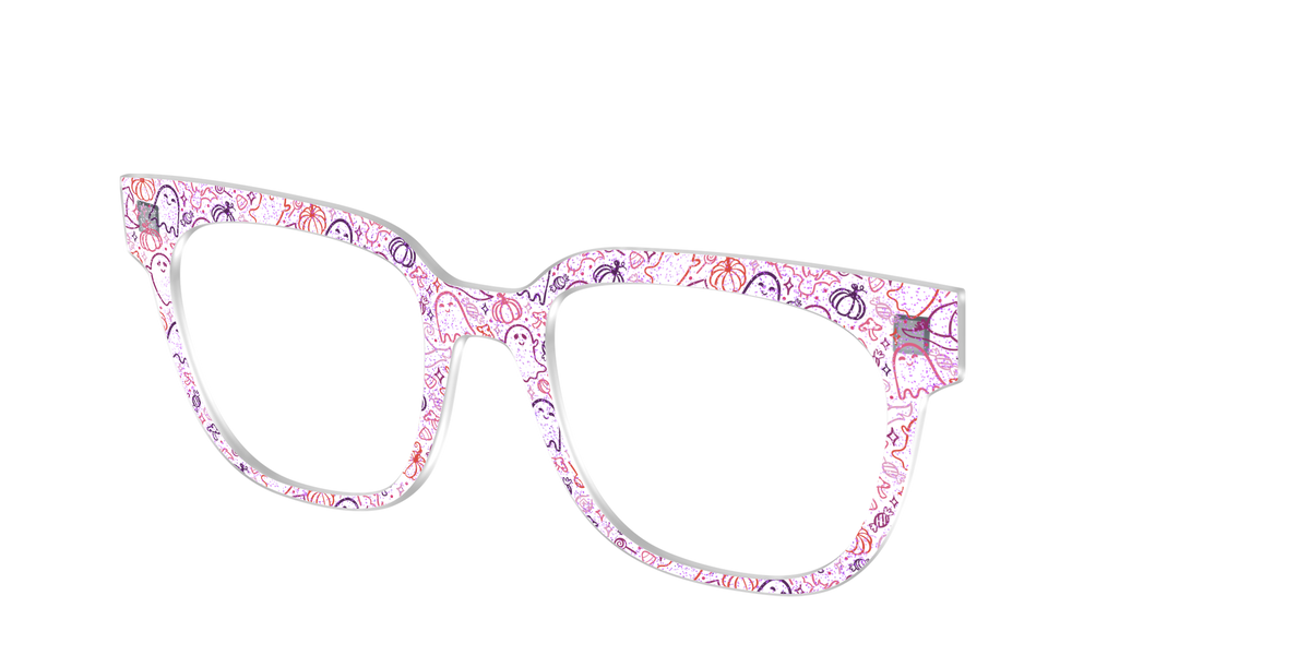 The Frightfully Fun Doodles Crystal - Angle Top Image - Pair Eyewear