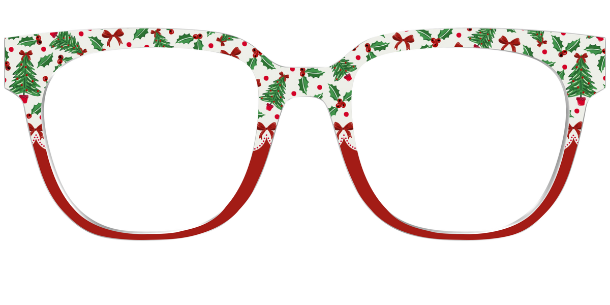 The Holly Jolly Split - Front Top Image - Pair Eyewear