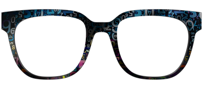 The Holographic Numbers - Front Top Thumbnail - Pair Eyewear