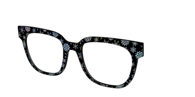 The Holographic Snowflakes - Angle Top Thumbnail - Pair Eyewear