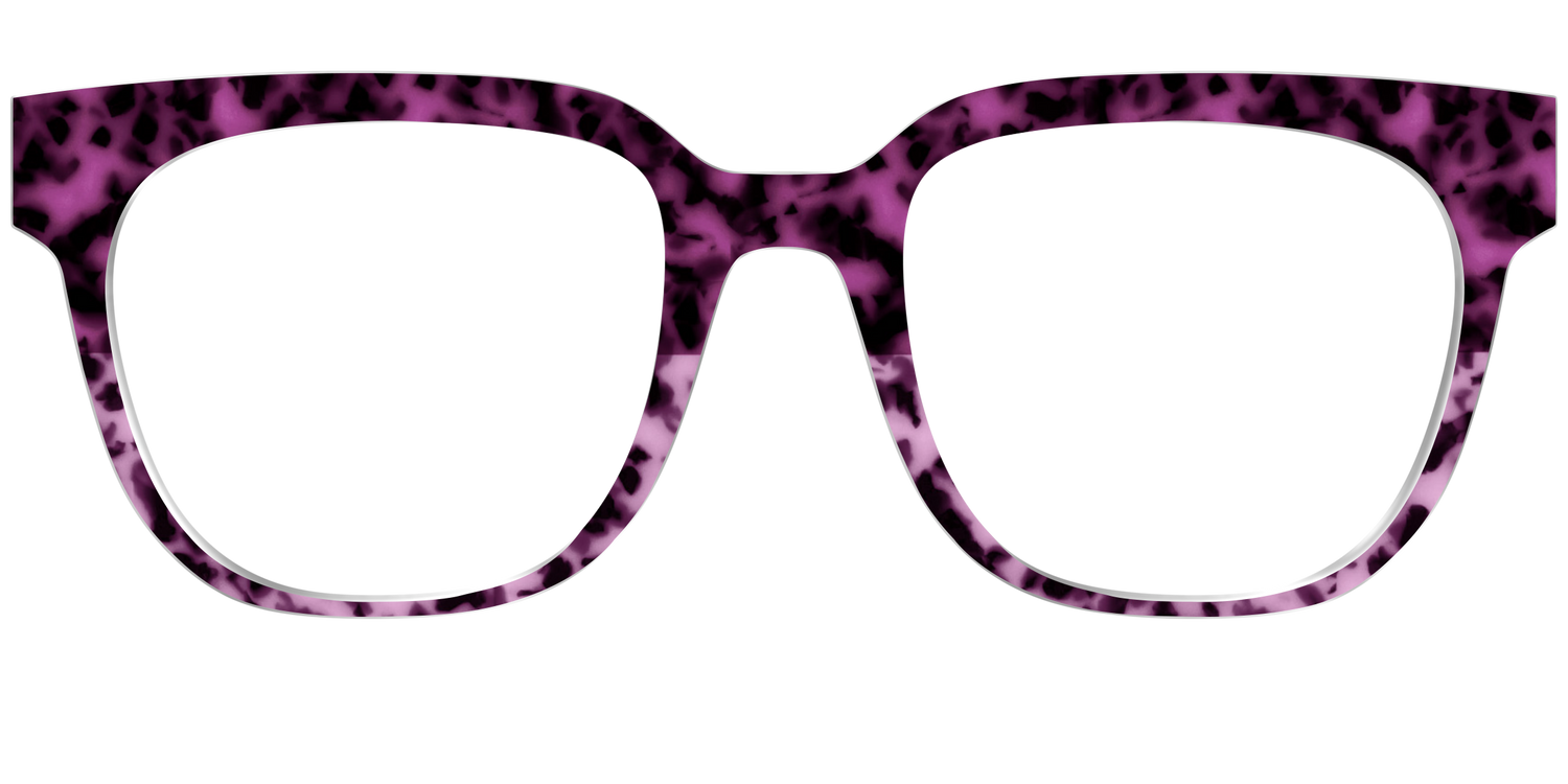 The Huckleberry Tortoise Split - Front Top Image - Pair Eyewear