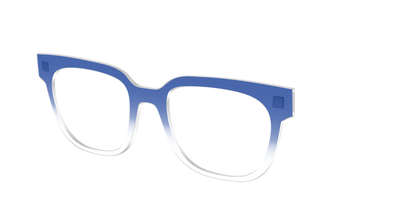 The Indigo Gradient Crystal - Angle Top Thumbnail - Pair Eyewear