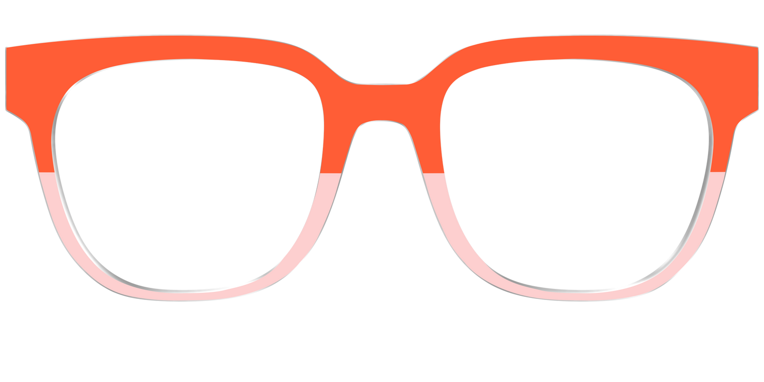 The Jasper & Venetian Pink Split - Front Top Image - Pair Eyewear
