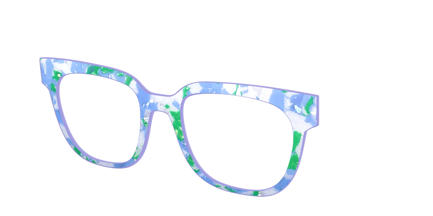 The Lakeside Pearl Marble - Angle Top Image - Pair Eyewear