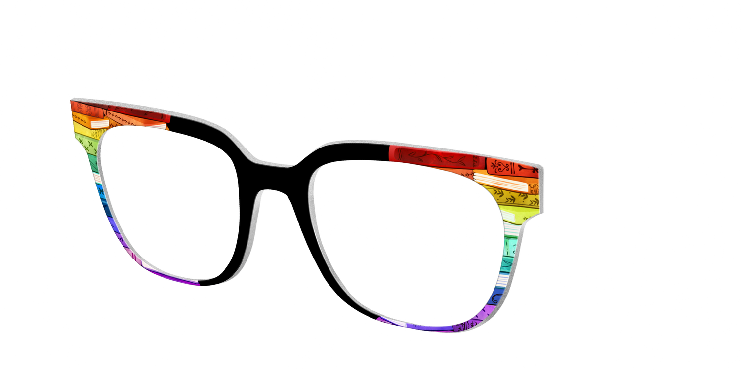 The Library Books - Angle Top Image - Pair Eyewear