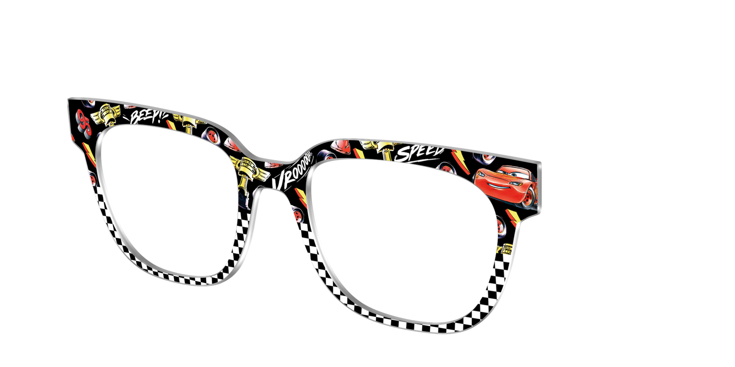 Lightning Mcqueen Speed Split - Angle Top Image - Pair Eyewear