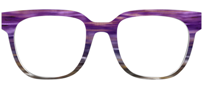 The Lilac Gradient Horn - Front Top Thumbnail - Pair Eyewear