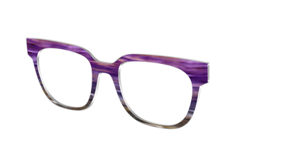 The Lilac Gradient Horn - Angle Top Thumbnail - Pair Eyewear