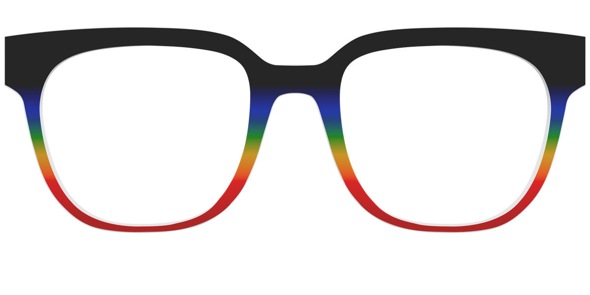 The Love Wins Gradient - Front Top Image - Pair Eyewear
