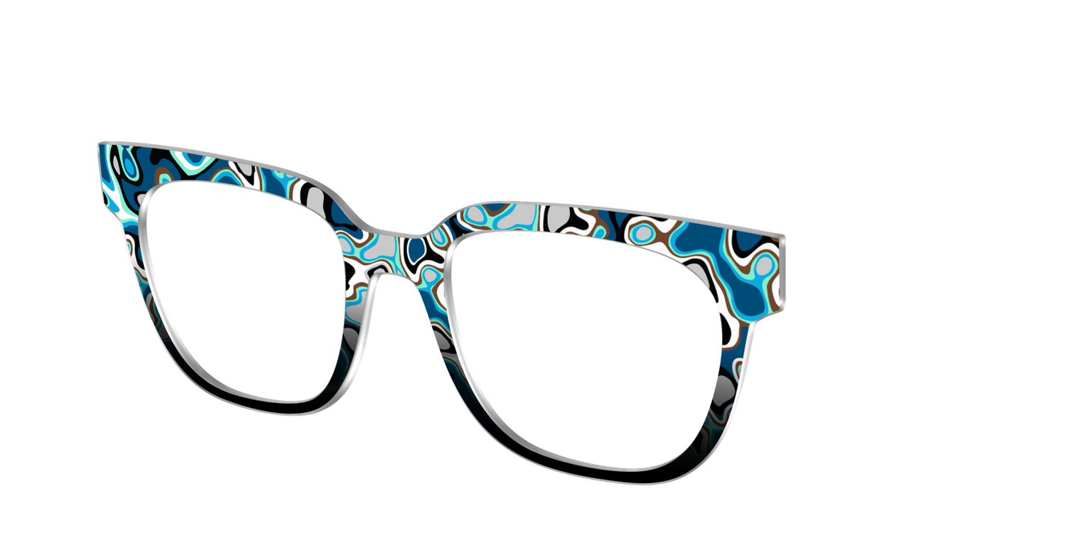 The Marbled Movement - Angle Top Image - Pair Eyewear