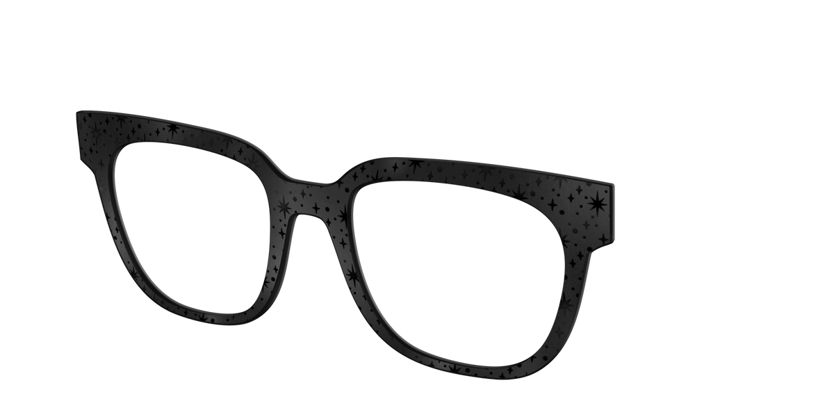 The Matte Black Spell Bursts - Angle Top Image - Pair Eyewear
