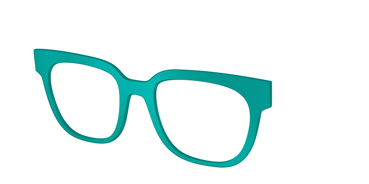 The Matte Jade - Angle Top Image - Pair Eyewear