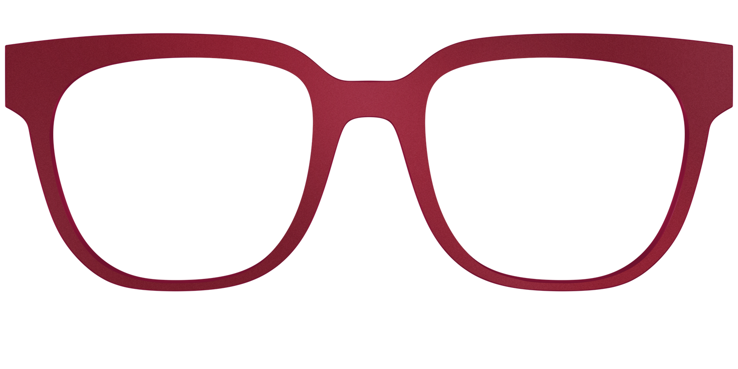 The Matte Burgundy - Front Top Image - Pair Eyewear