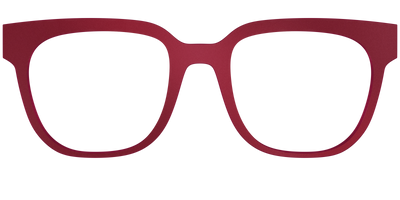 The Matte Burgundy - Front Top Thumbnail - Pair Eyewear