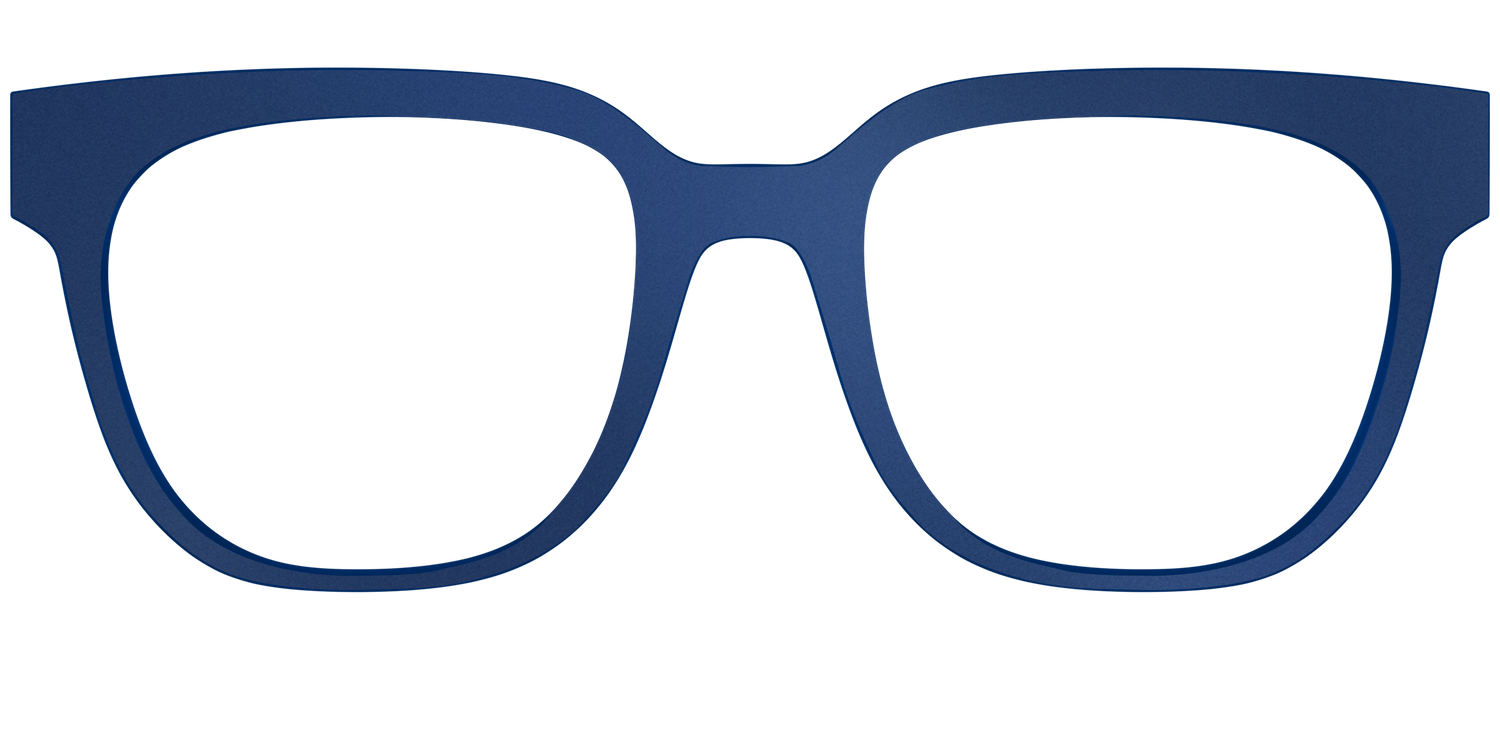 The Matte Navy - Front Top Image - Pair Eyewear