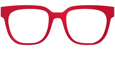 The Matte Red - Front Top Thumbnail - Pair Eyewear