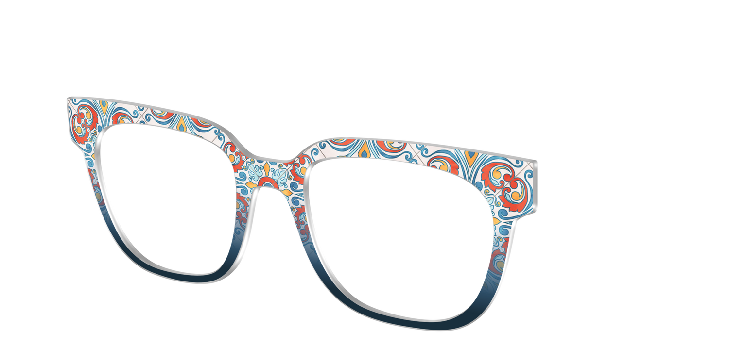 The Mediterranean Tile - Angle Top Image - Pair Eyewear